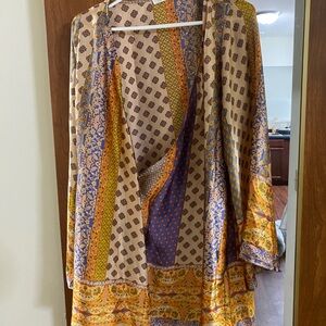 Boho Patchwork Kimono Dress